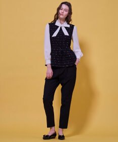 TOCCA PROMISE RIBBON ROSETTE ブラウス