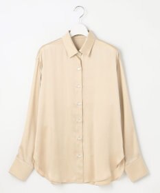 23区 L 【エステータ】シルクサテン シャツ