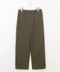 J.PRESS LADIES 【洗える】サテンストレッチプレミアムピーチ ベイカー パンツ