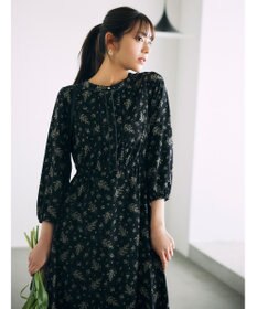 ANY SIS 【洗える】ミモザプリント ワンピース