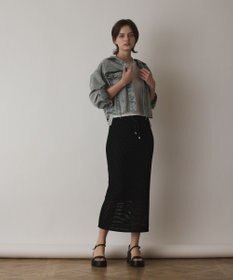 GRACE CONTINENTAL フードジップデニムジャケット