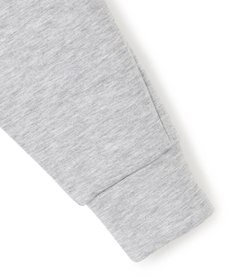 UNFILO L 【WEB限定】BEAUTY FORM JERSEY サイドZIP クロップドプルオーバー