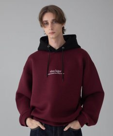 WEGO 【ユニセックス着用ITEM/MLサイズ展開】ワンポイントバイカラープルパーカー