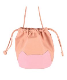 tsumori chisato CARRY スカラップししゅう ショルダーバッグ ミニバッグ 猫モチーフ