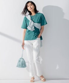 23区 S 【CLASSY. 9月号掲載/WEB限定カラーあり】LIBECO ベーシック シャツ