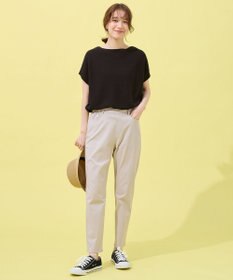 ANY 【洗濯機可/アンチピリング/UVカット】アクリルガーターフレンチスリーブニット