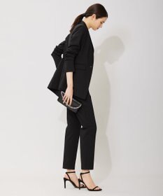 ICB L 【セットアップ対応・洗える】コットンコンプレッシャー テーパードパンツ