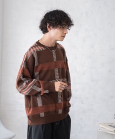 WEGO ルーズフィット総柄プルオーバー