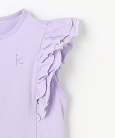 組曲 KIDS 【150-160㎝】 フルールフリルTシャツ