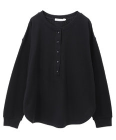AMERICAN HOLIC ヘンリーネックラウンドミニ裏毛プルオーバー