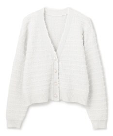 GRACE CONTINENTAL ラメツイードニットカーディガン