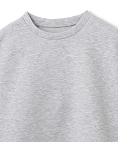 UNFILO L 【WEB限定】BEAUTY FORM JERSEY サイドZIP クロップドプルオーバー