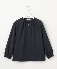 J.PRESS LADIES S 【洗える・接触冷感・防シワ・吸水速乾】BREEZE COOL  ノーカラー ブルゾン