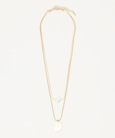 ANY レイヤードコインメタルネックレス