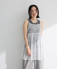 Green Parks 前後２ＷＡＹレーススパンコールビスチェ