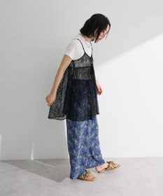 Green Parks 前後２ＷＡＹレーススパンコールビスチェ