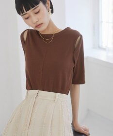 WEGO 【ANGIE VINTAGE】カットアウトリブトップス