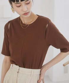 WEGO 【ANGIE VINTAGE】カットアウトリブトップス
