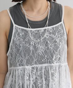 Green Parks 前後２ＷＡＹレーススパンコールビスチェ