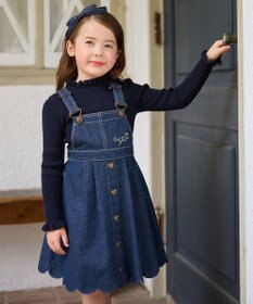 ANY KIDS 首フリルしあわせタッチニット