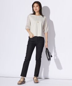 J.PRESS LADIES L 【洗える】BASIC STRETCH DENIM スキニー パンツ