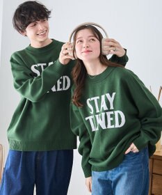 WEGO オーバーフィットジャガードプルオーバー