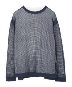 Green Parks ＳＥＴ２点ロンＴ＋メッシュニットプルオーバー