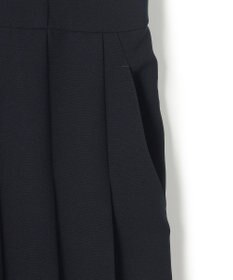 uncrave ウォッシャブルダブルクロス プリーツオールインワン