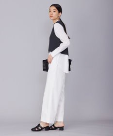 ICB L 【洗える】 リヨセルローン ブザムシャツ