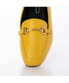 MODE ET JACOMO <noyau>スクエアトゥビット付きヒールローファー