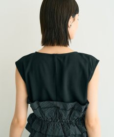 YECCA VECCA ビスチェドッキングブラウス