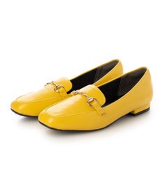 MODE ET JACOMO <noyau>スクエアトゥビット付きヒールローファー