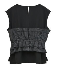 YECCA VECCA ビスチェドッキングブラウス