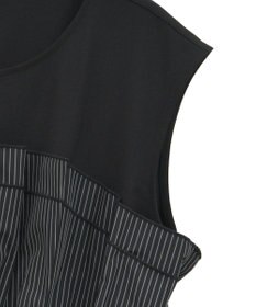 YECCA VECCA ビスチェドッキングブラウス