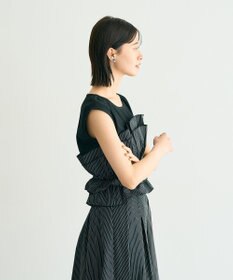 YECCA VECCA ビスチェドッキングブラウス