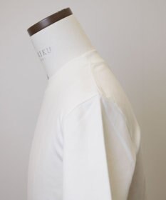 GOTAIRIKU 仕事で着られる綿100%【クルー以上モック未満】カバーネック DRESS Tシャツ(26年モデル)