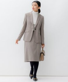 23区 L 【洗える】スムージーコットン シアーリブ ニット