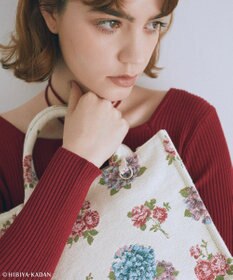 Maison de FLEUR 日比谷花壇コラボ ゴブランスクエアトート