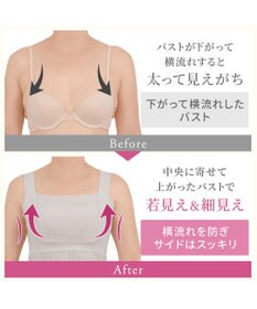 BRADELIS New York 【BRADELIS NewYork peace】綿混楽々バストスリップ24