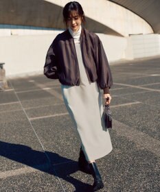 23区 L 【洗える】レイヤードタートル カットソー