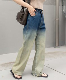 WEGO 【新色追加/美脚/XS～Lサイズ展開】ストレートデニムパンツ