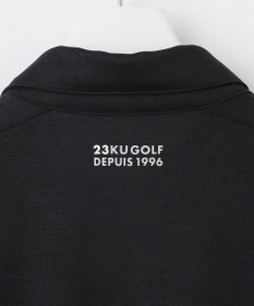 23区GOLF 【MEN】【キングサイズ/吸水速乾/UVカット】ポンチコンビポロシャツ