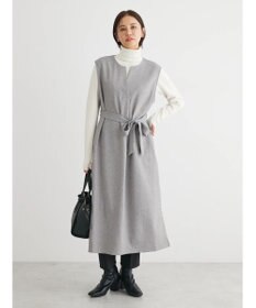 Green Parks ハイスペック共布リボン付ジャンスカ