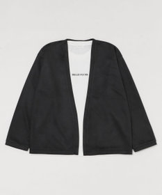 WEGO 【ユニセックス着用アITEM/２点SET】フェイクスウェードアンサンブルカーディガン