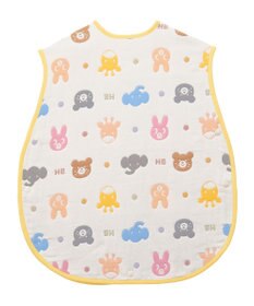 MIKI HOUSE HOT BISCUITS 六重織どうぶつ柄ガーゼスリーパーセット【BOX付き】