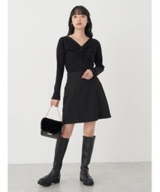 earth music&ecology ツイストリブラメニットプルオーバー