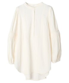 Green Parks 表面変化比翼シャツチュニック