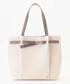 LA BAGAGERIE コンビカラーA4トートバッグ