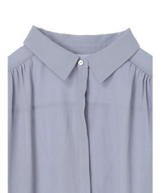 Green Parks 袖プリーツ衿付きブラウス