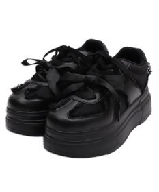 WEGO ダブルリボンフリルスニーカー